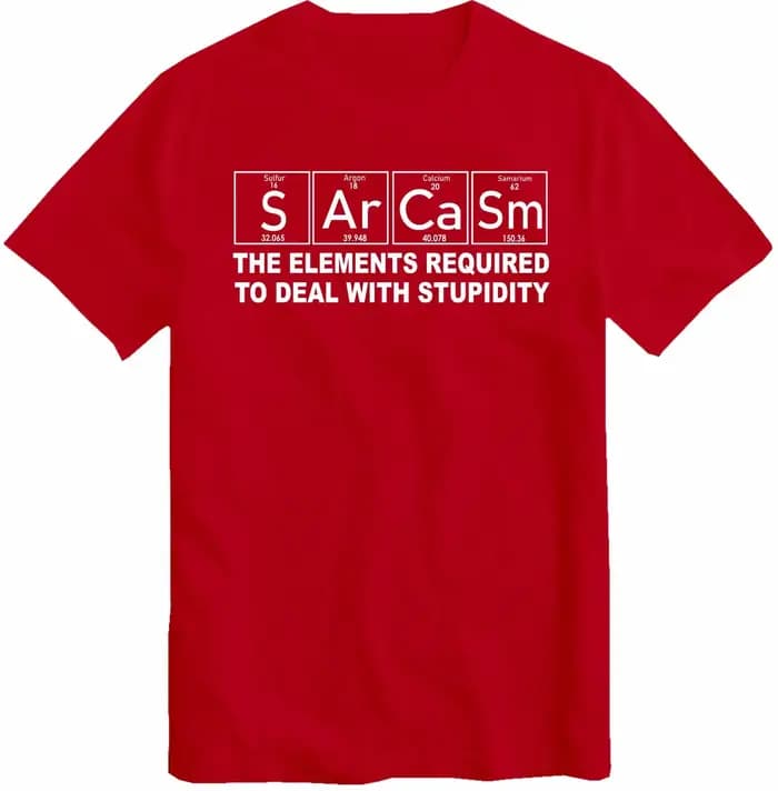 T-shirt décontracté à col rond imprimé lettres pour homme 2026 – Cadeau pour passionné de chimie – 100 % coton respirant à manches courtes