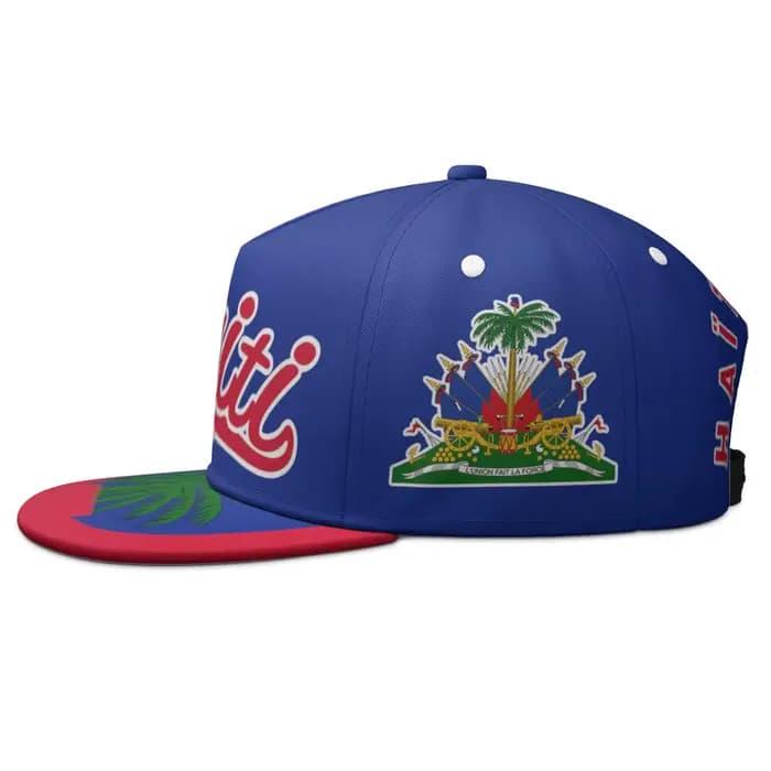 Casquette à visière plate Haïti
