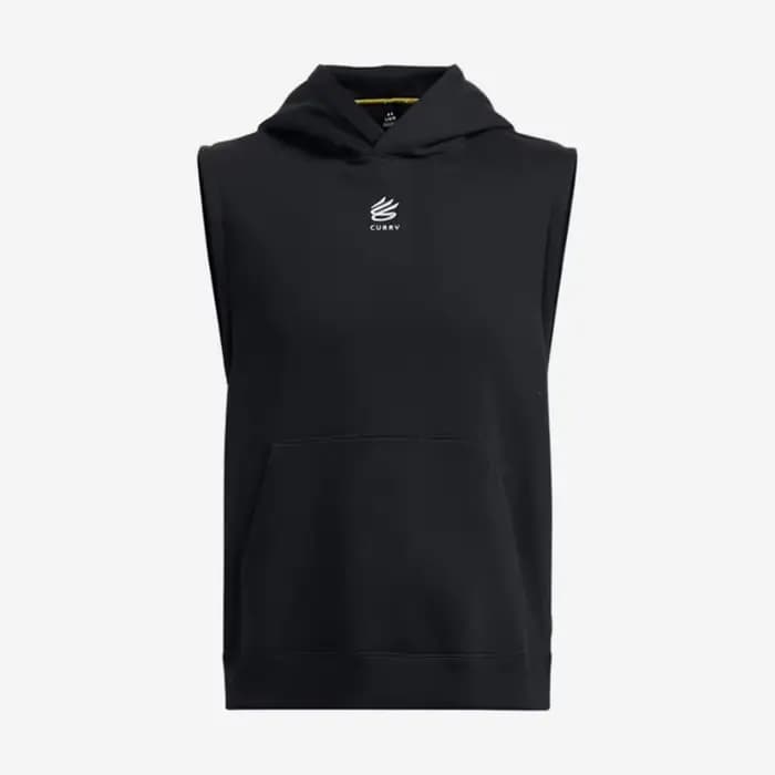 Under Armour UA Débardeur à capuche sans manches doublé en polaire pour homme