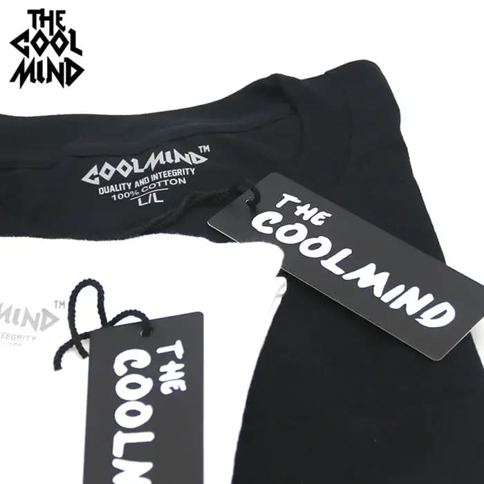 COOLMIND QI0311A cool ample o-cou été imprimé décontracté hommes t-shirt à manches courtes 100% coton