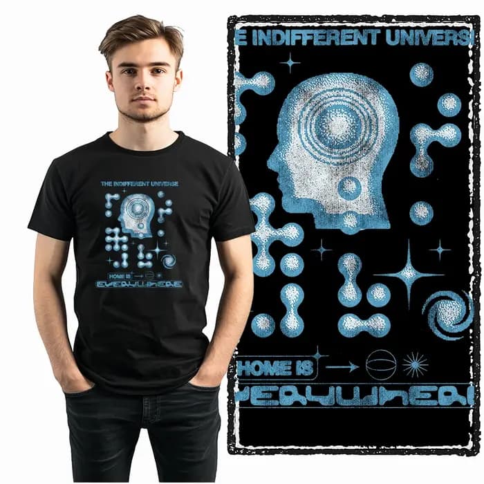 Coolmind ZF008-T-shirt 100% Coton pour Homme, Vêtement de Grande Taille, Graphique Exclusif, Cool, d