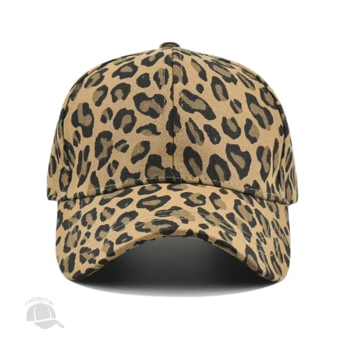 Casquette de baseball à imprimé léopard pour hommes et femmes