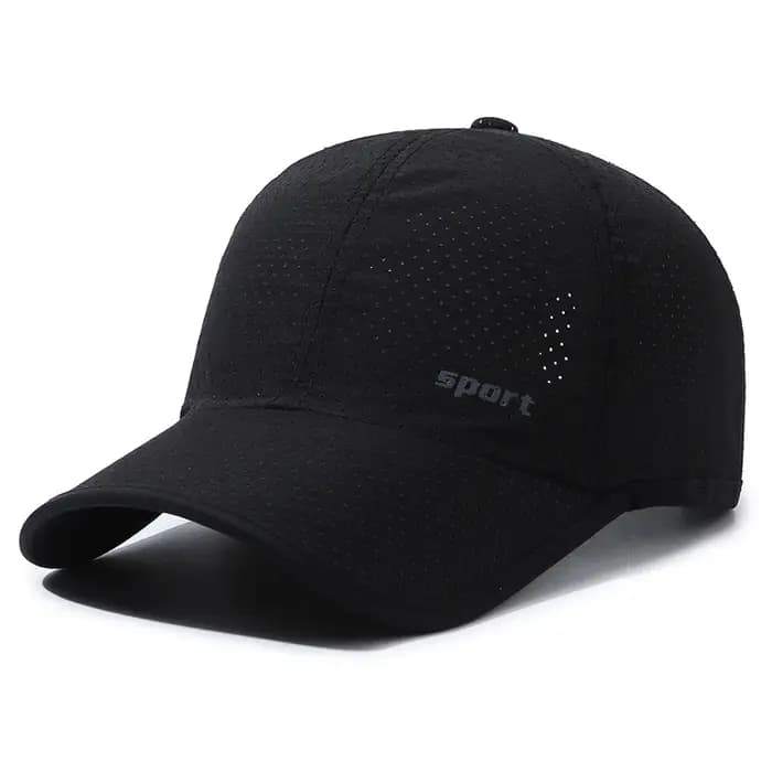 Casquette de Baseball à séchage rapide pour hommes, chapeau de soleil en maille respirante, Portable