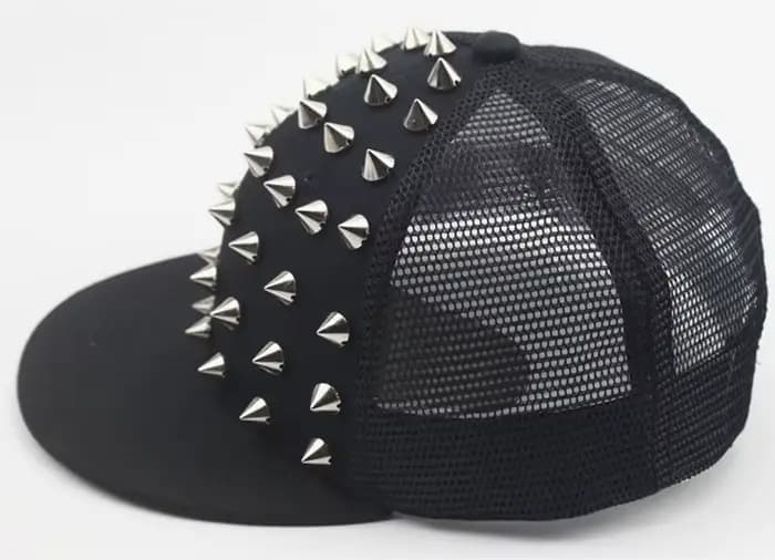 Chapeau plat à rivets pour hommes et femmes, Punk Rock, casquettes de Baseball à clous Hip Hop, homm