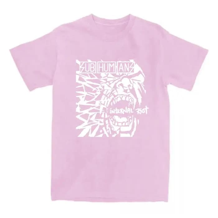 Streetwear subhumains groupe de Rock graphique t-shirts Grunge mode femmes hommes été T-shirt décontracté Hip Hop
