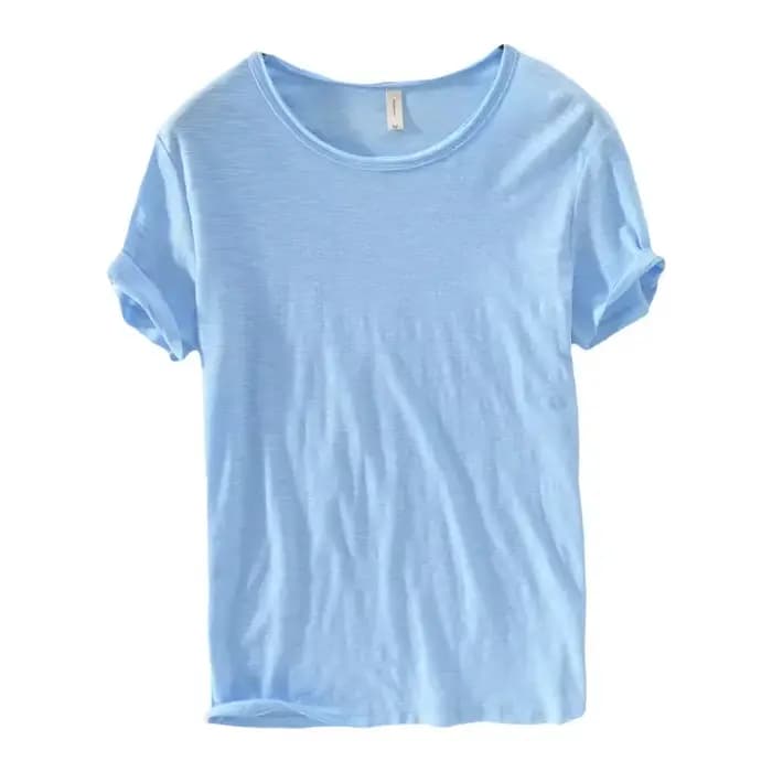 T-Shirt rétro à bords bruts pour hommes