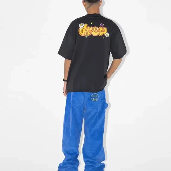 Drew House offre spéciale vêtements pour hommes logo brodé T-shirt