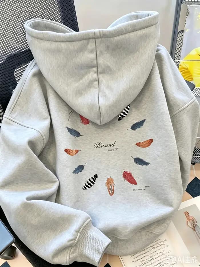 Sweat-shirt à capuche épais pour homme