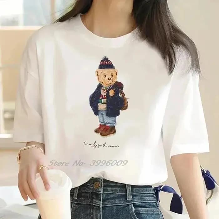Ours imprimer marque de luxe T-Shirt décontracté mode femmes