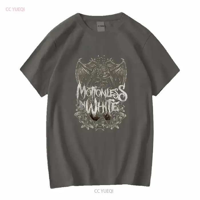 Immobile en blanc noir t-shirt sans étiquette vintage lavé graphique étiré homme élégant unisexe respirant décontracté