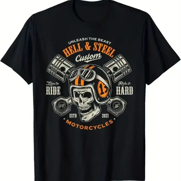 T-shirt graphique vintage pour homme, style streetwear oversize, avec design rétro de course, chemis