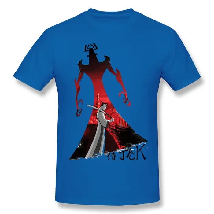Samouraï Jack Cool créatif t-shirt décontracté offre spéciale