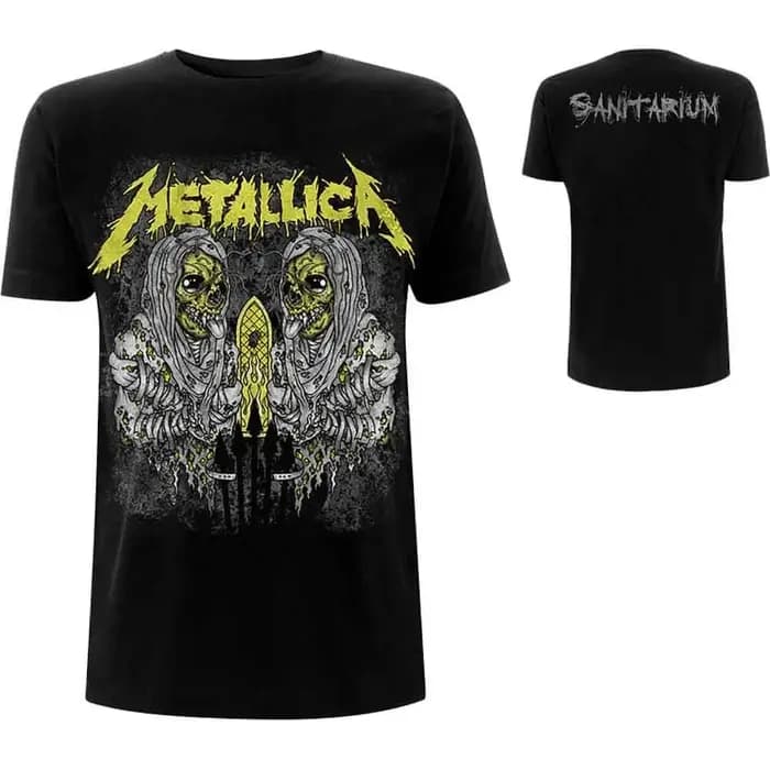 T-shirt Metallica M72 World Tour 2025 2026 Flame Skull Band 100% Coton Imprimé Homme Femme Streetwear Été