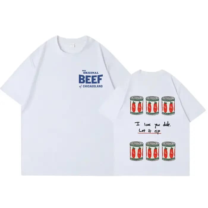 L'ours série TV l'origine boeuf de Chicagoland T-shirt Harajuku hommes femmes vêtements mode décontracté coton surdimensionné t-shirts