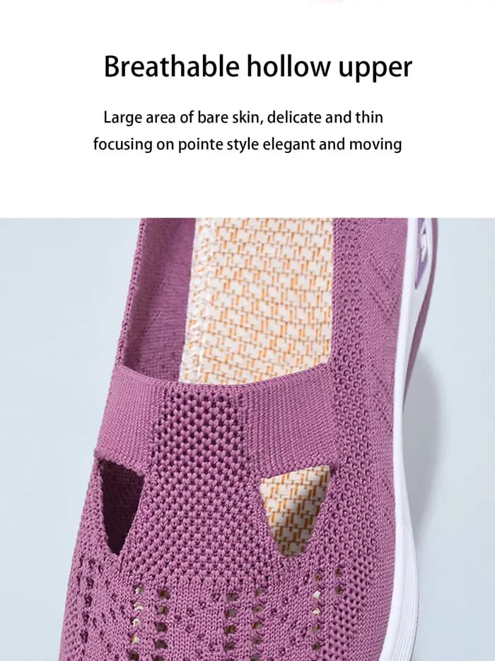 Chaussures pour femmes baskets respirantes de couleur unie