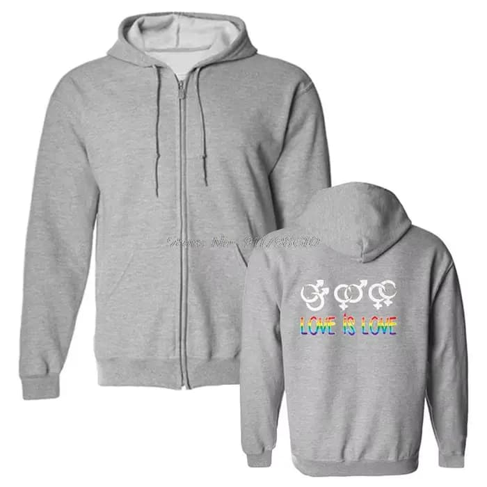 Sweat à capuche Love Is Love pour hommes