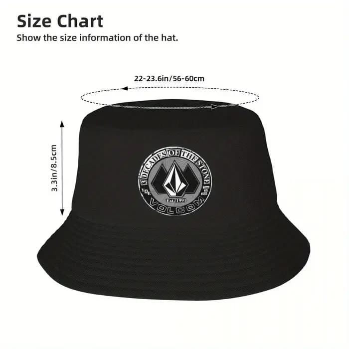 Nouveau chapeau bob personnalisé avec logo Volcom pour femmes et hommes