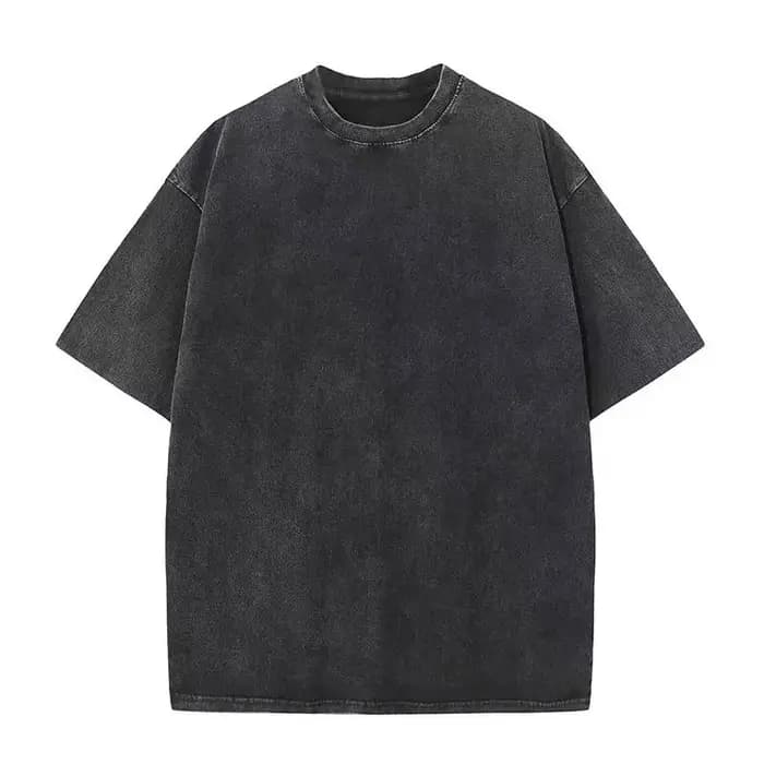 T-shirt homme femme unisexe style Harajuku surdimensionné en coton drapé respirant rétro manches courtes pour look streetwear urbain