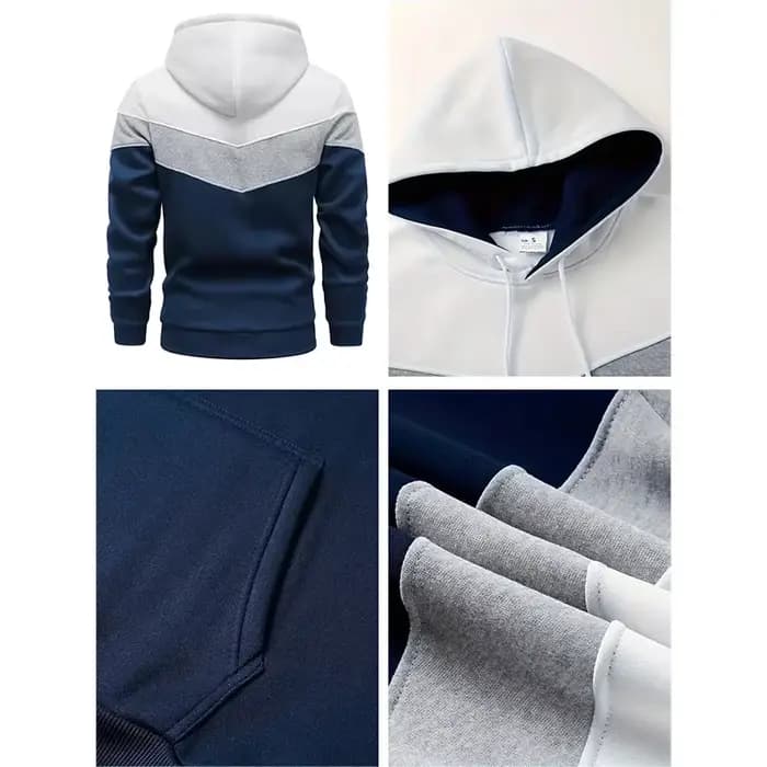 Sweat à capuche tendance urbaine pour homme – Collection Automne Hiver 2026 – Confortable et chaud pour la maison et l'extérieur