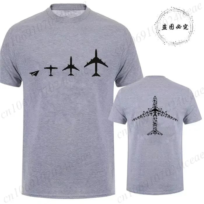 T-shirt Flying Up Airplane pour hommes et femmes