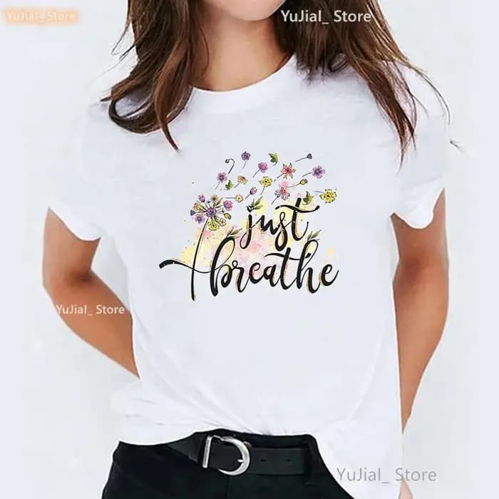 T-shirt imprimé graphique pour femmes