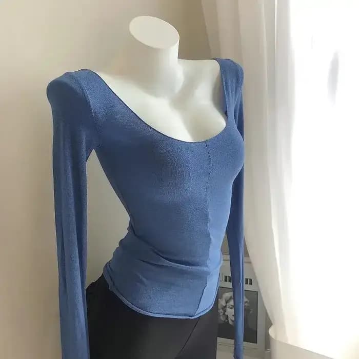 T-shirt élégant et tendance à col rond