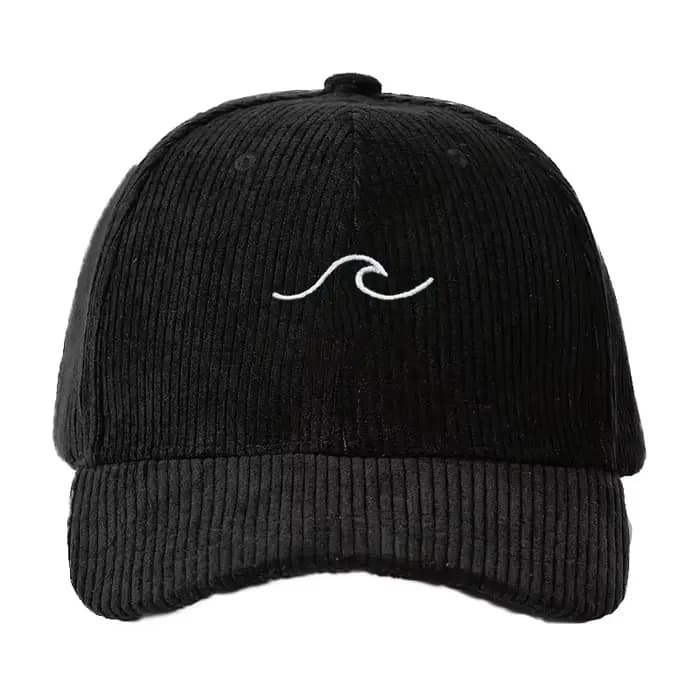 Casquette de baseball en velours côtelé pour hommes et femmes