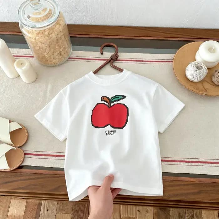 T-shirt imprimé motif fruits pour enfants