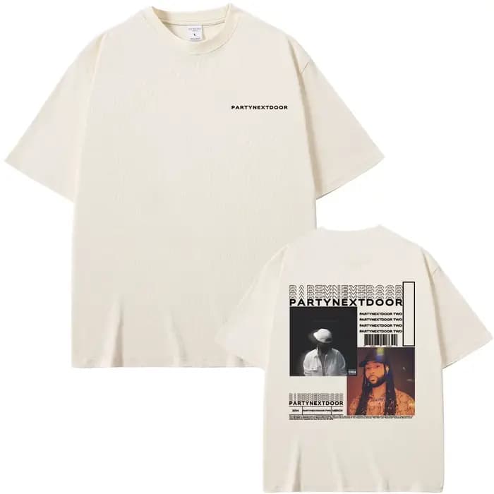 T-shirt imprimé double face pour hommes
