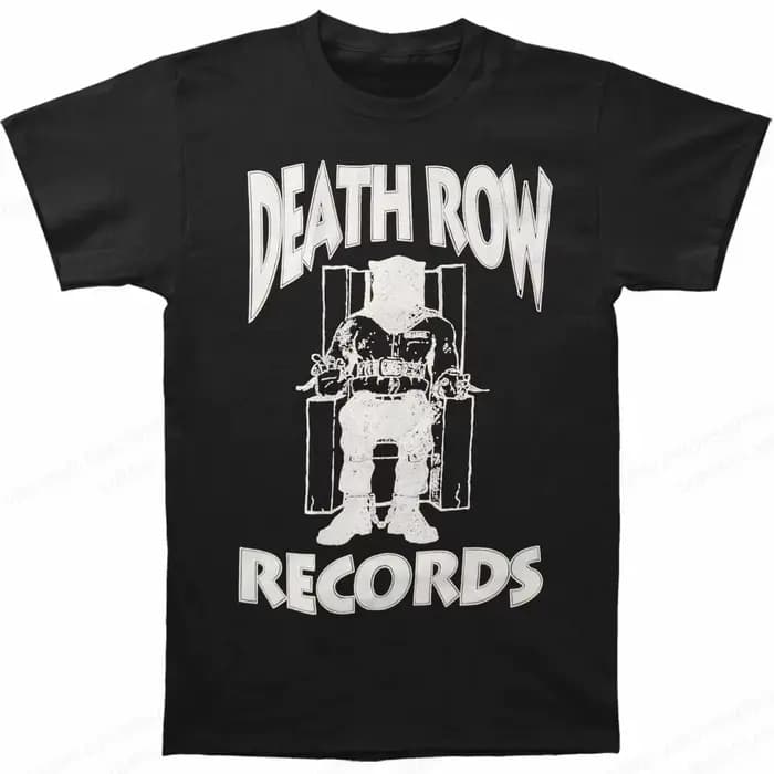 Death Row Records t-shirt hommes mode T-Shirts coton