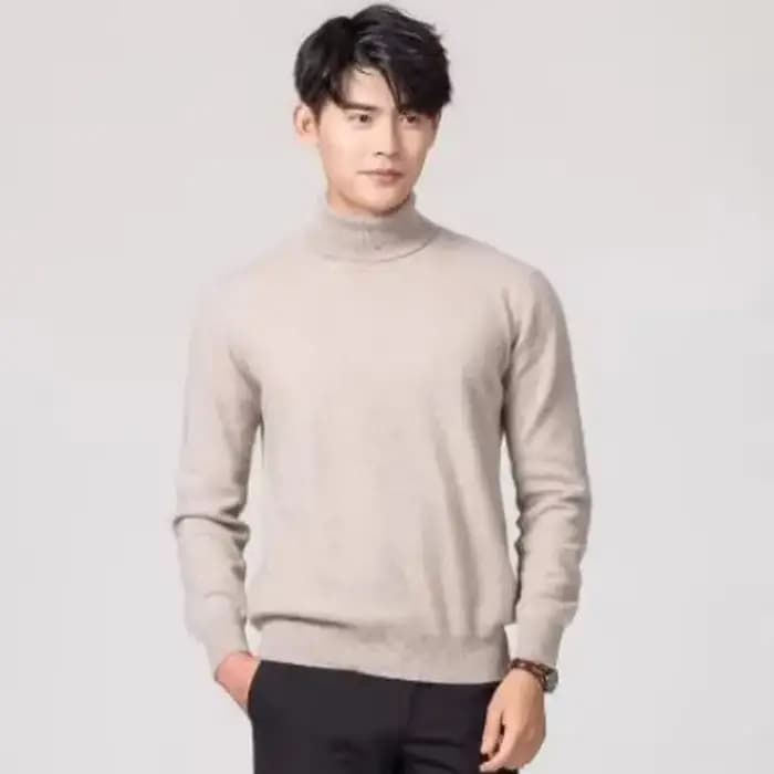 Cachemire col roulé hommes pull vêtements pour 2024 automne hiver jersey hombre pull homme hiver pul