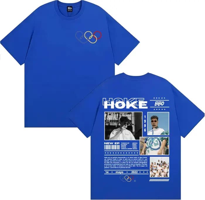 Rappeur HOKE Bbo Album 2025 Tour T-shirt Vêtements Pour Hommes Hip Hop VintageHigh Qualité T-shirts Unisexe Mode