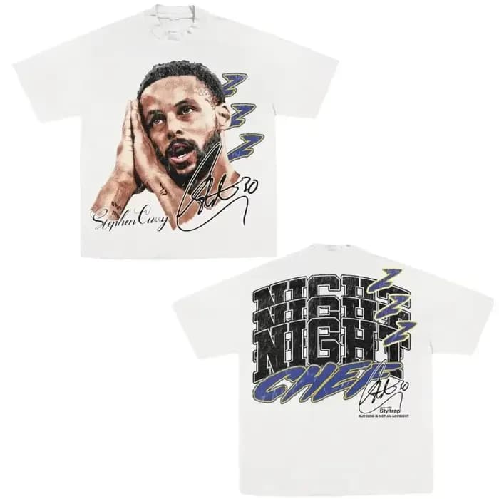 T-shirt en coton à motif Superstar du basket-ball Curry