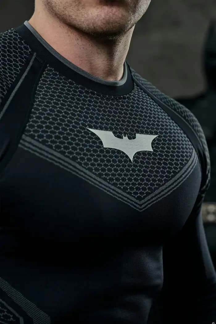 T-shirt de compression à manches longues pour homme