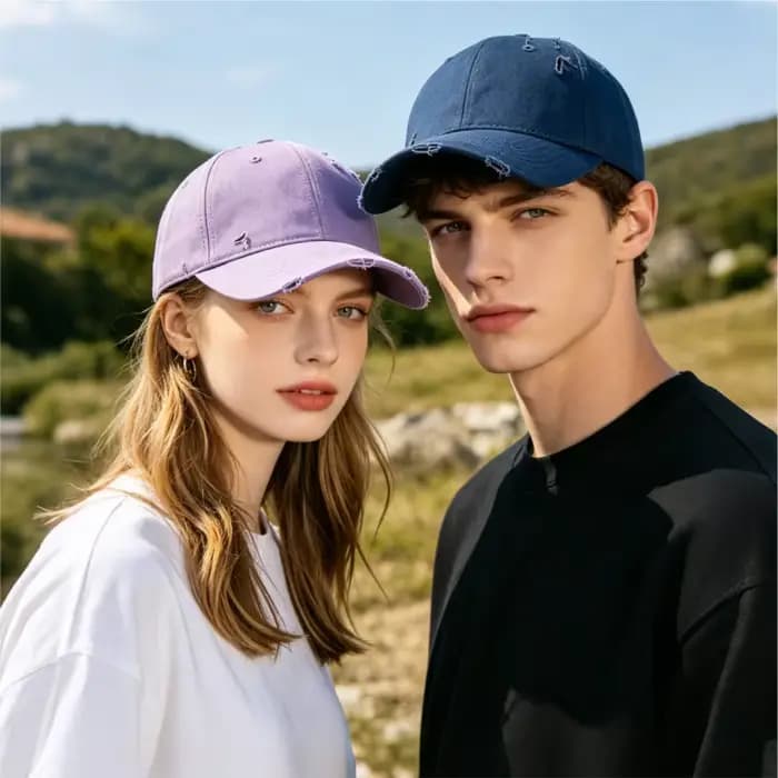 Casquette de baseball rétro personnalisable avec logo pour hommes et femmes