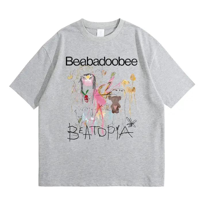 Beabadoobee-T-Shirt à Manches Courtes en Pur Coton pour Homme et Femme, Streetwear Décontracté à la Mode, Été