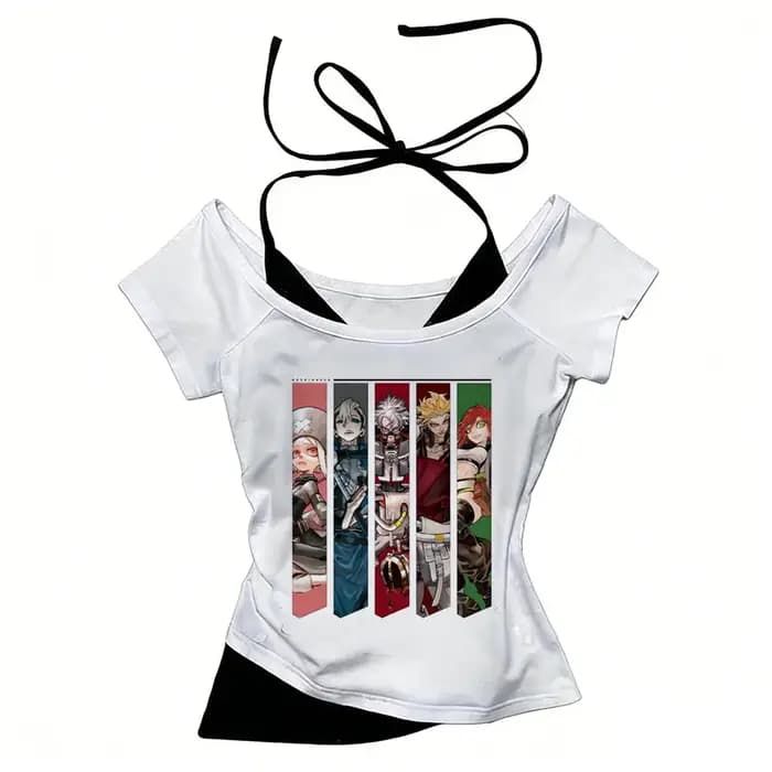 Gachiakuta t-shirt streetwear esthétique pour femme