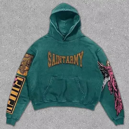 Sweat-shirt à capuche avec tête de mort imprimée pour hommes et femmes