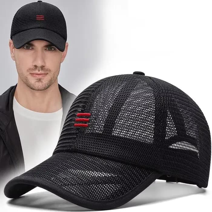 Casquette de baseball grande taille en maille intégrale pour l'été