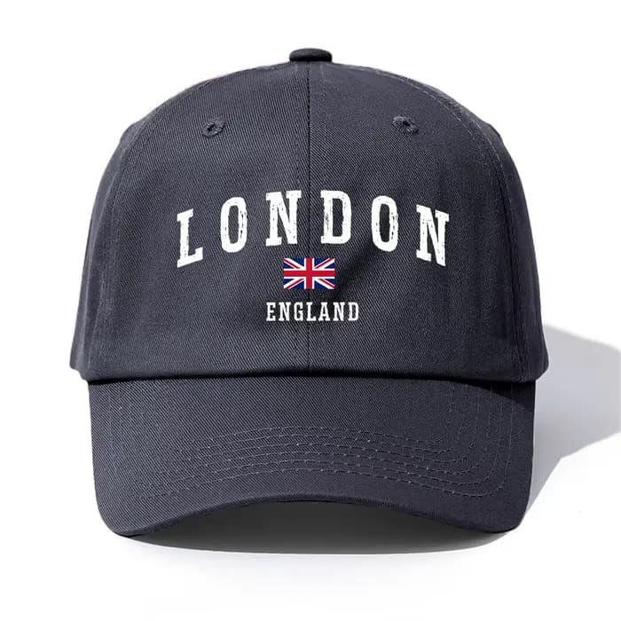 Casquette de Baseball imprimée LONDON pour adultes
