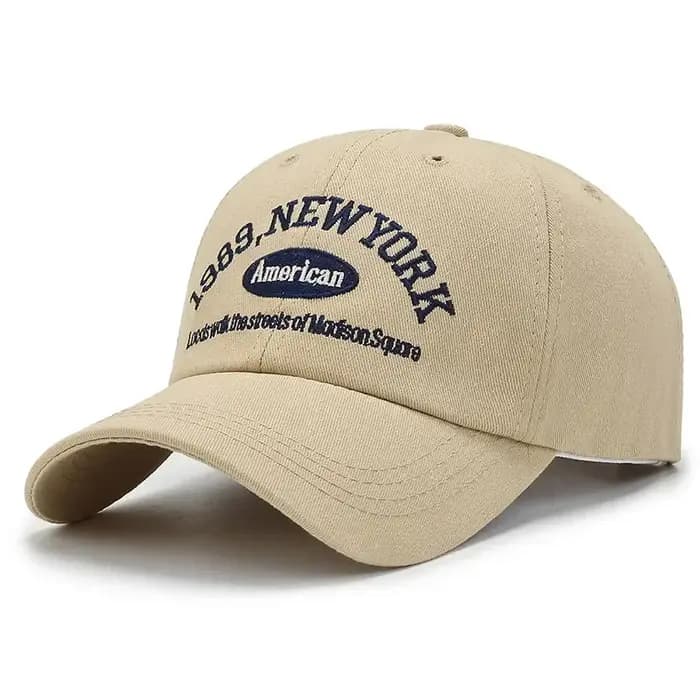 Broderie 1989 New York chapeaux de baseball casquette en coton lavé pour hommes femmes casquettes de relance réglables