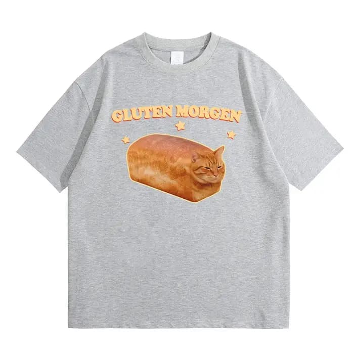 T-shirt humoristique avec motif de chat, T-shirts décontractés pour hommes et femmes, humoristique,