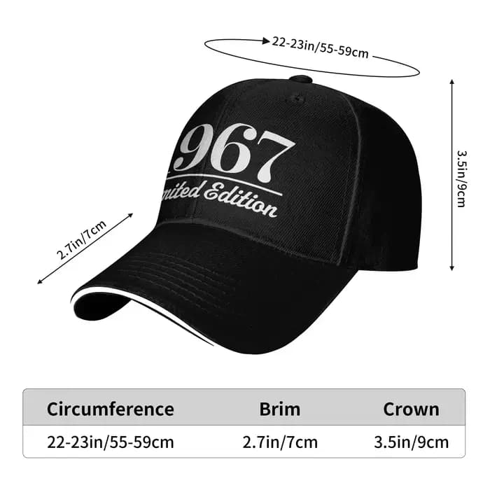 Casquette de baseball Sun édition limitée 1967