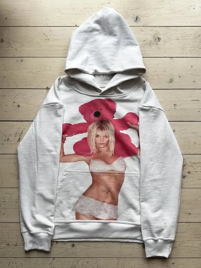 Sweat-shirts à capuche décontractés Harajuku avec imprimé MP3 pour hommes