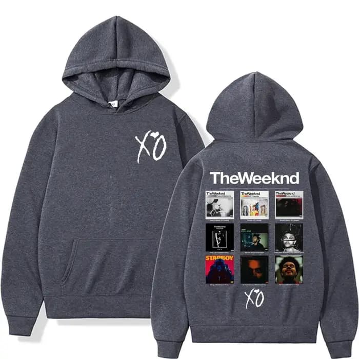Rappeur The Weeknd Album couverture graphique sweat à capuche pour homme femmes mode Hip Hop Pop musique