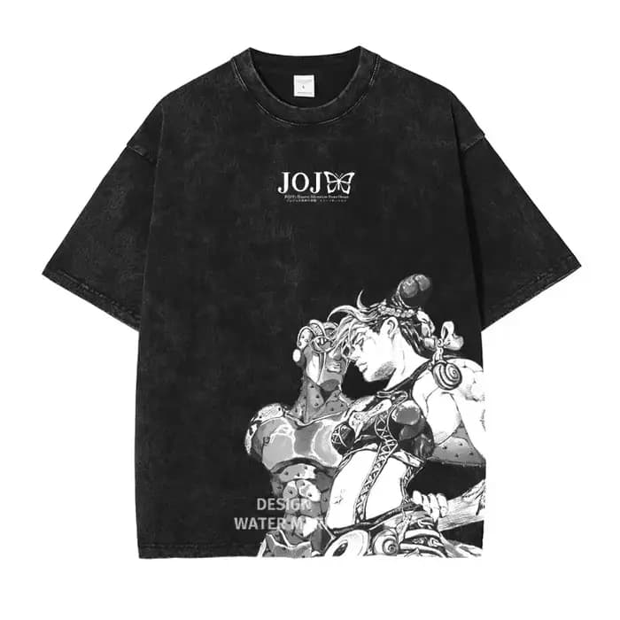 T-shirt imprimé Gyro de Joestar de JoJo's Bizarre Adventure pour homme