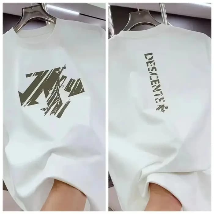 T-shirt imprimé de marque tendance pour homme, collection été 2026, hauts pour hommes, t-shirt en co