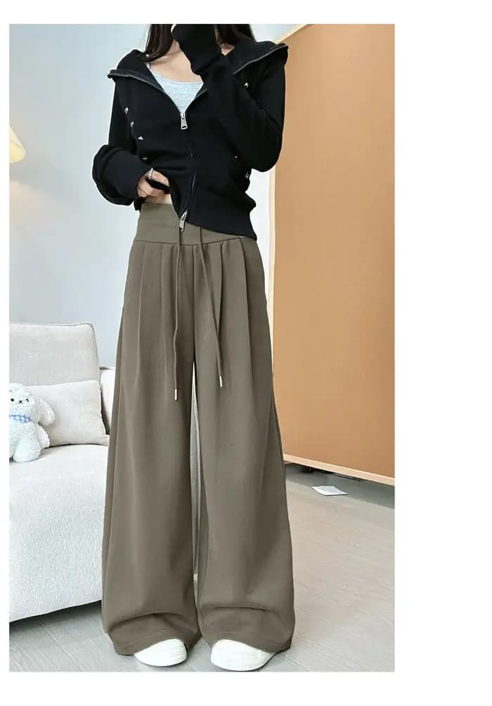 Pantalon de survêtement bleu marine pour femme