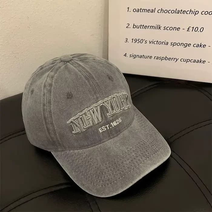 1pc Casquette délavée de New York pour hommes et femmes Gorras casquettes de Baseball