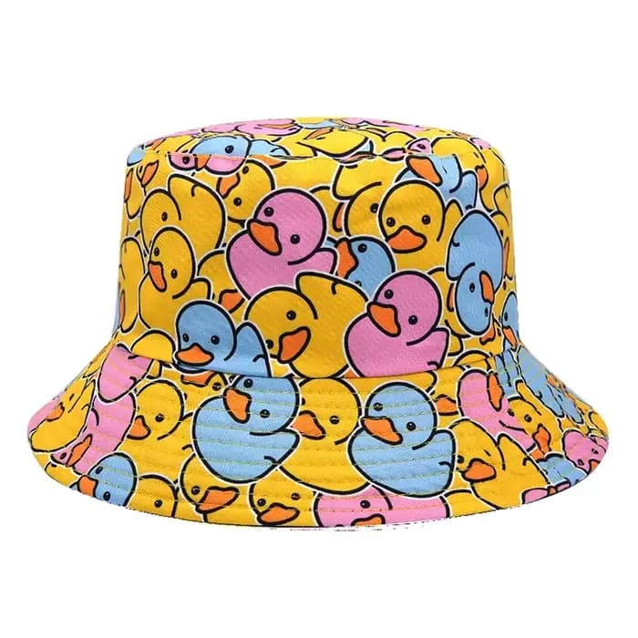 Chapeaux seau imprimés de canard pour hommes et femmes